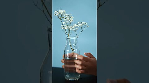 Glass Vase Tapping ASMR 🌸✨ - #Shorts #YouTubeShorts #ASMR
