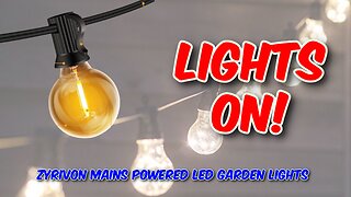 ZYRIVON Mains Powered LED Garden Lights Review