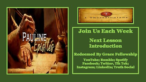 The Pauline Epistles Invite