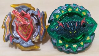 SLINGSHOCK: Z ACHILLES .11.Xt+ vs HAZARD KERBEUS .7.At | Beyblade Burst Cho-Z | 10 Rounds Slingshock