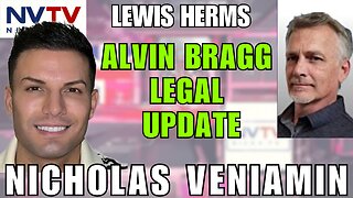 Lewis Herms Reacts to Alvin Bragg's Trump Announcement with Nicholas Veniamin