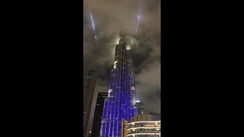 Between clouds, the highest tower in world