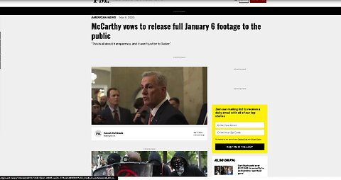 Americans Anger With Government Mounts As More Jan6 Footage Comes Out, McCarthy To Release IT ALL