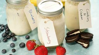 Mason Jar Ice Cream