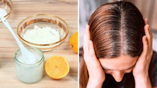 How to Reverse Gray Hair With Coconut Oil and Lemon Juice