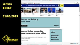 Proibição do AirBnb, Máfias em geral, Pró-família na itália | Leitura ANCAP 31/03/2019 | ANCAPSU