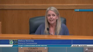 Melissa McKinlay offers tearful goodbye as Palm Beach County commissioner