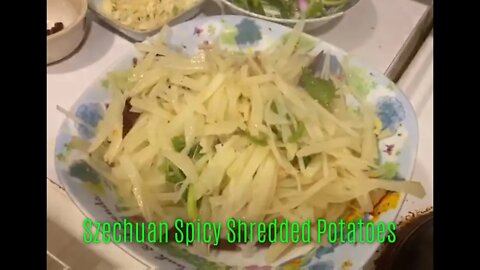 2K FHD Szechuan Spicy Shredded Potatoes - SnS Three Minute Recipe (#sns2K, #snsFHD, #snsrecipes)
