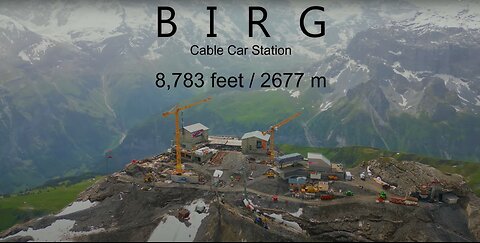 Birg 2677 m . 8783 ft | Schilthorn | DJI Mini 3