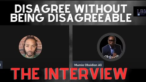 black men can disagree without being disagreeable PT.1