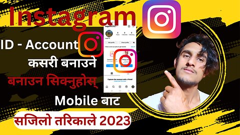 how to create instagram account in mobile in nepali 2023,instagram