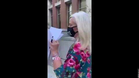 CORRUPT PHILLY COMMISSIONER HIDES HER FACE WHEN TRUMP LAWYER ATTEMPTS INTERVIEW