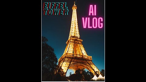 Unveiling Eiffel Tower Paris: Exploring the Iconic Tower 🌐 Artificial Intelligence Travel Vlog # 4🏞️