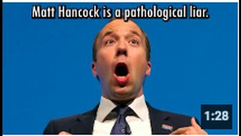 Matt Hancock Is a Pathological Liar