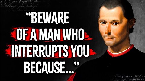 Niccolo Machiavelli's Quotes which are better Known in Youth to Not to Regret in Old Age