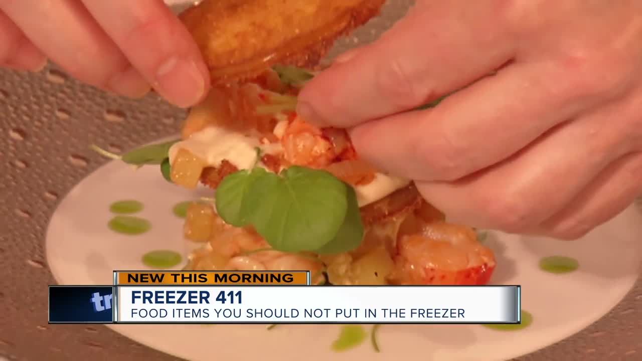 Food you shouldn't put in the freezer