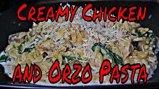Creamy Chicken and Orzo pasta