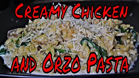 Creamy Chicken and Orzo pasta