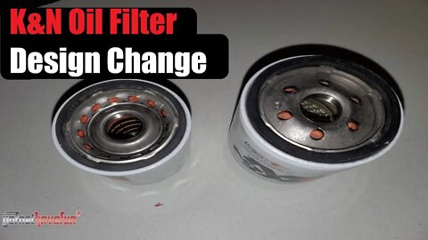 K&N Filter Oil Filter design CHANGE??? | AnthonyJ350