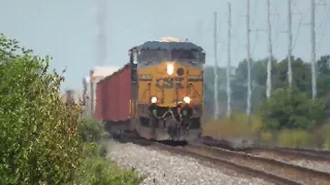 CSX M568 Manifest Mixed Freight Train from Bascom, Ohio July 25, 2022