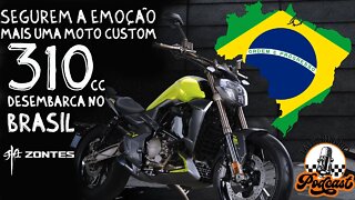 SEGUREM a EMOÇÃO: mais uma MOTO CUSTOM 310cc DESEMBARCA NO BRASIL