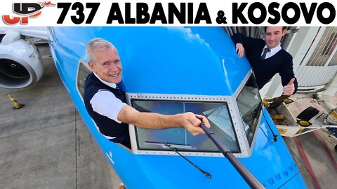 Piloting TUIfly Boeing 737-700 to Albania & Kosovo (Film Trailer)