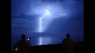 When lightning fell from the sky_ two people got strikes