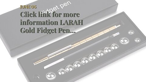Click link for more information LARAH Gold Fidget Pen Magnetic Toy, Sensory Tool EDC Fidgeting...