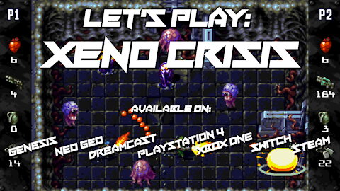 Let's Play: Xeno Crisis by Bitmap Bureau - Available on Sega Genesis, Dreamcast, Neo Geo, and more