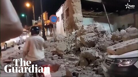 Morocco earthquake- Streets reduced to rubble in Marrakech region