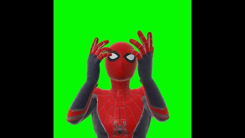 Vídeo de Animação - Homem Aranha Spider Man chroma key #shorts