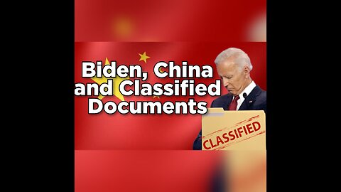 Biden's connections to China exposed, More classified Documents found from his time in the Senate.