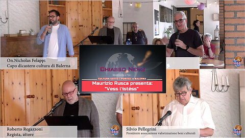 Chiasso News 30 maggio 2024 - Maurizio Rusca presenta "Vess l'istéss"