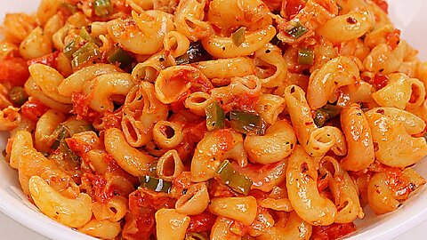 Macaroni Pasta | Tasty Macaroni Pasta Recipe । Masala Macaroni Recipe