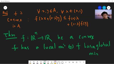 Convex function implies local minimum to be global minimum