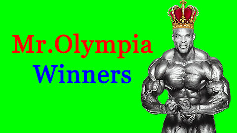 Winners of Mr. Olympia Bodybuilding Competition from 1965 to 2022