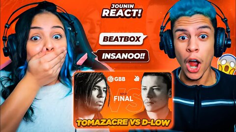 TOMAZACRE vs D-LOW | BATALHA DE BEATBOX | [React em Casal] 🔥