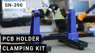 SN-390 - Circuit Board (PCB) Holder/Clamping Kit ⭐ Essential For Your Electronics Lab Workbench