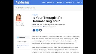 Is Your Therapist Re-Traumatizing You