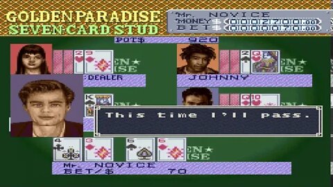 Nintendo Power Trading Card Challenge - Vegas Stakes (SNES) - 100K, Golden Paradise Poker Only