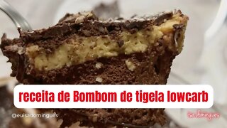 Receita de Bombom de Tigela Lowcarb