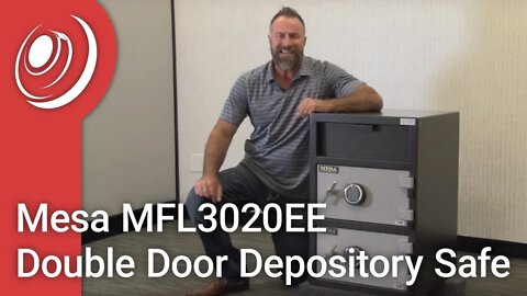 Mesa MFL3020EE Double Door Depository Safe Overview
