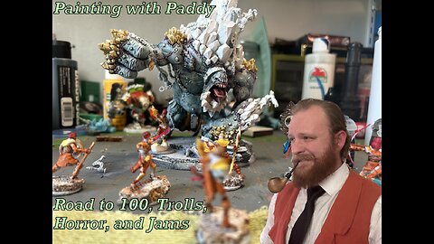 Painting with Paddy: Road to 100 Trolls, Horror, and Jams