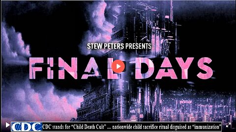 Final Days Worldwide Premiere (please see related info and links in description)