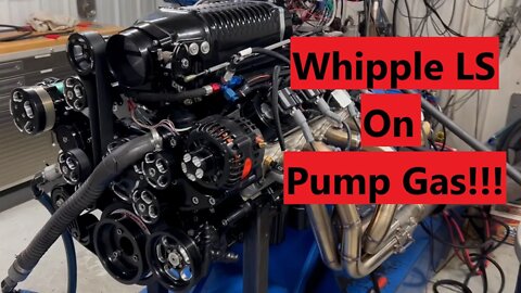 2.9 Whipple 408 LS Engine Dyno!!