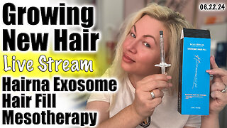 Live Growing New Hair with Hairna Exosome Hair Fill Mesotherapy, Maypharm.net | Code Jessica10 Saves