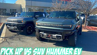 2 OF THE BRAND NEW 2023 GMC HUMMER EDITION 1 EV'S *PICK-UP VS. SUV*