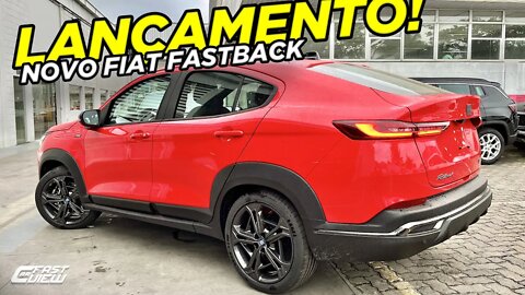 NOVO FIAT FASTBACK 2023 COM MOTOR 1.3 TURBO! SUV COUPÉ LINDÍSSIMO BEM EQUIPADO E PORTA MALAS GIGANTE