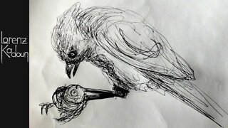 Sketching with Ballpointpen BIRDS