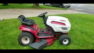 White LT1650 Hydro - Lawn Tractor walk around